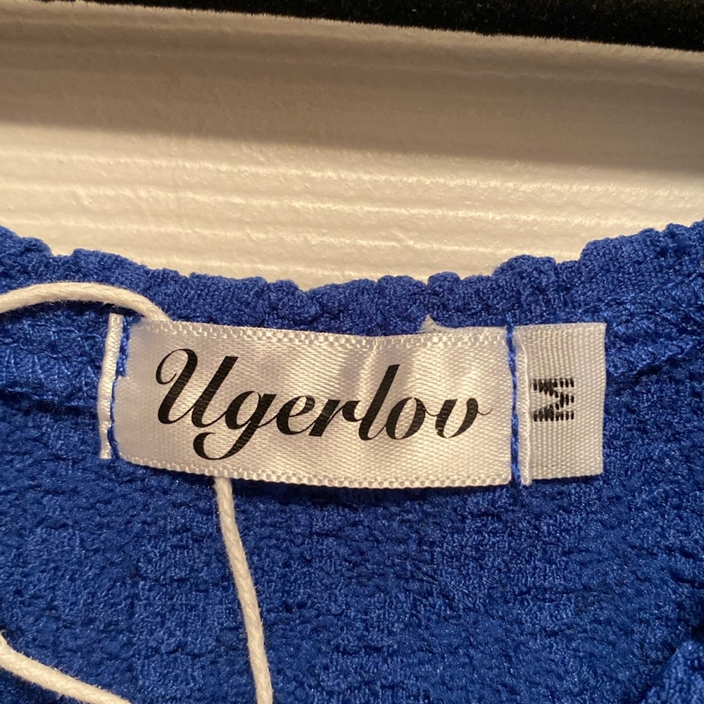 Ugerlov Blue Textured Top…size M - Picture 3 of 5